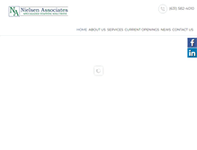 Tablet Screenshot of nielsenstaffing.com